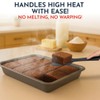 4-Piece Silicone Baking Spatula Set - Rubber Spatulas Silicone Heat