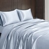 Homiest 4pcs Satin Sheets Set Luxury Silky Satin Bedding Set
