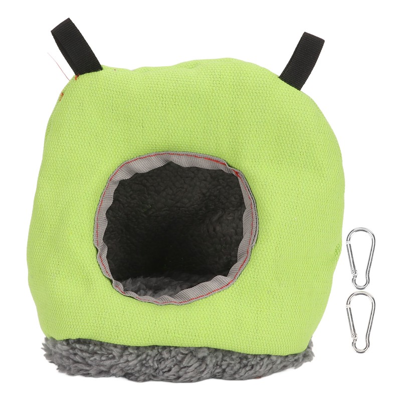 Warm Bird Hammock Round Foldable Soft Plush Winter Bird Swing