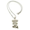 NYFASHION101 Crown of Thorn Jesus Pendant with 3mm 24" Box