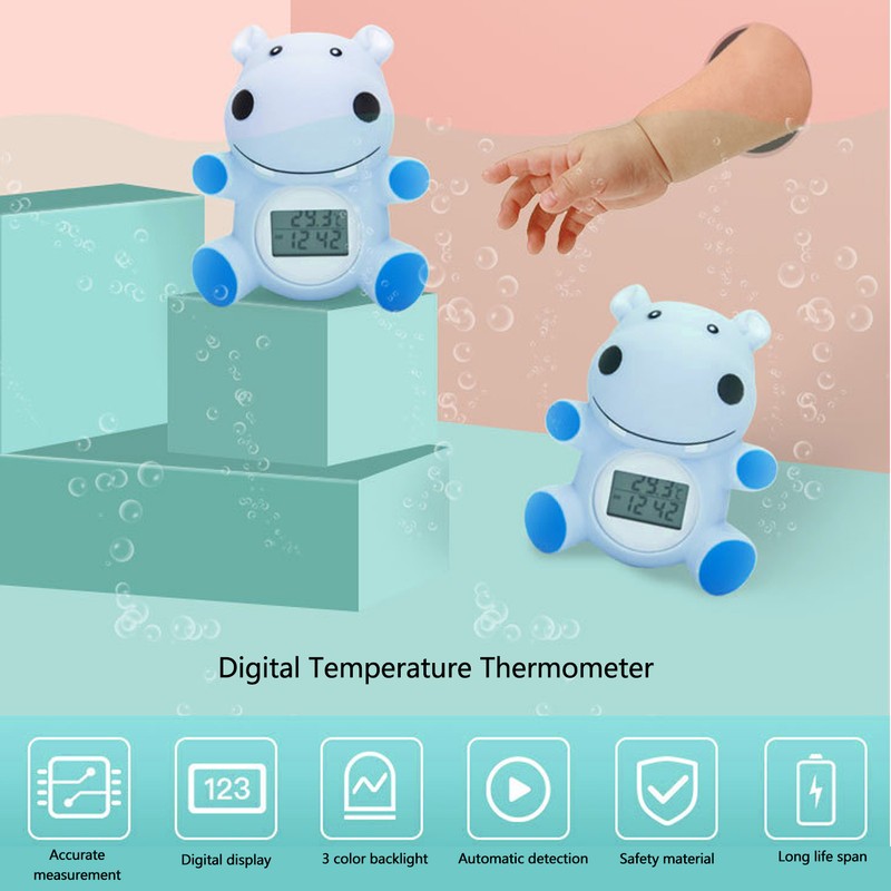 Baby Bath Bathtub Thermometer Safety Floating Bathing Toy Digital Temperature