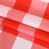 2 Pack Waterproof Polyester Fabic Rectangle Checkered Tablecloth，60x84 Outdoor Table