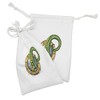 Lunarable Octopus Fabric Pouch Set of 2, Ship Porthole Kraken