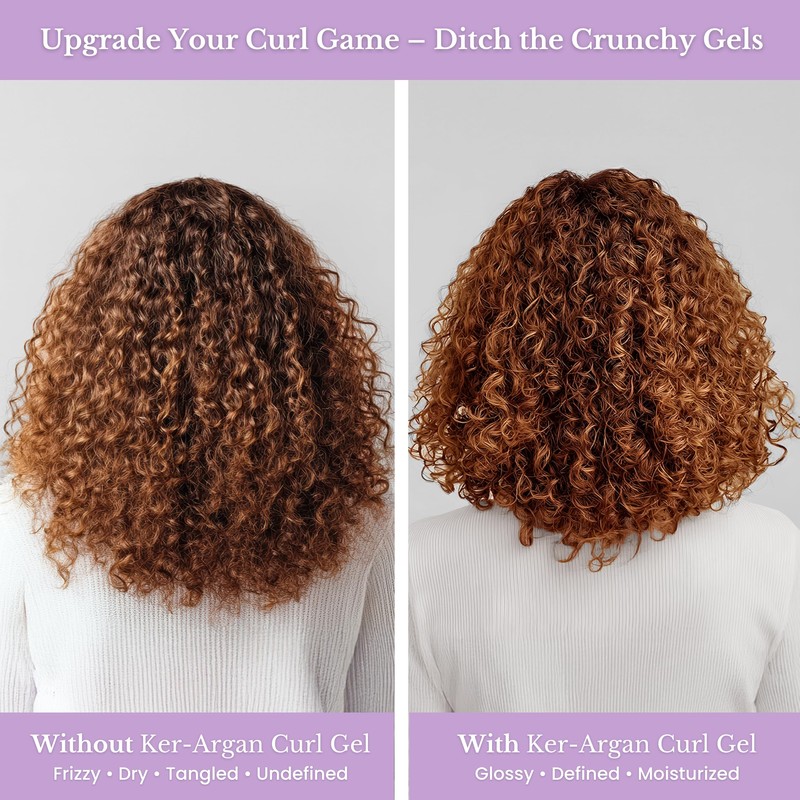 Pure NV Curl Gel Tame & Revitalize Curls, Control Frizz