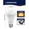 UNILAMP 3 Way Light Bulbs 30 70 100W Equivalent, 3-Way