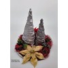 Paper Mache Cone Open Bottom 10.63X4 in. Set of 3