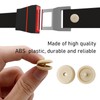 povtii 10 Sets Seat Belt Button Stop, Snap-On Plastic Seatbelt