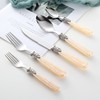 CATHYLIN REVERIE Collection 18/10 Stainless Steel Vintage Flatware set,Sliverware set,Dishwasher
