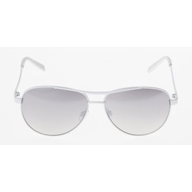 Jessica Simpson Women's J106 Iconic Metal Aviator Pilot Sunglasses with Uv400 Protection. Glam Gifts for Her, 60 Mm, White