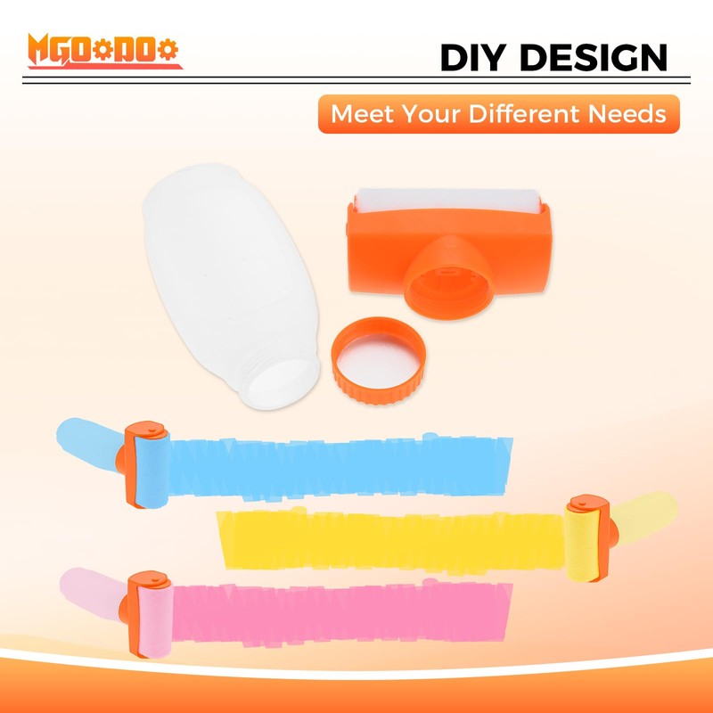 Mgoodoo Refillable Portable Wall Paint Roller Kit,500ml Empty Paint Dabbers