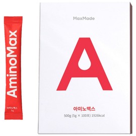 Max Made Amino Max Large Capacity 100 Packets Amino Acid Supplement BCAA Arginine Beetroot Grape Flavor + Bottle Giveaway, 500g, 1 Box / 맥스메이드 아미노맥스 대용량 100포 아미노산 보충제 BCAA 아르기닌 비트루트 포도맛+보틀증정, 500g, 1박스