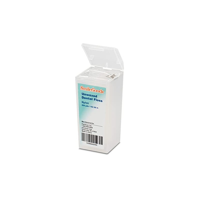 Practicon SmileGoods Hilo Dental sin Encerar Nailon 200 Yardas