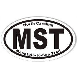 MST Mountain-to-Sea Trail Oval Bumper Sticker
