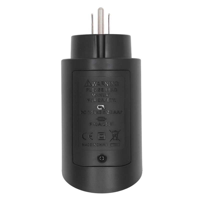 Outlet Tester Digital Display 3 Prong Electrical Receptacle Detector Socket