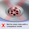 sourcing map Hair Strainer, 304 Stainless Steel Shower Drain Strainer