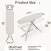 Yaheetech Ironing Board, Compact Iron Board with Cord Holder, Steam