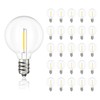 Svater G40 LED Replacement Bulbs for Outdoor String Lights, 25