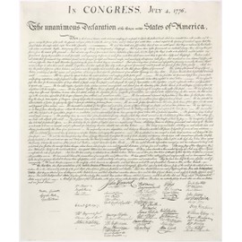 The Declaration of Independence Poster Photo U.S. Historical Documents Posters Photos 11x14