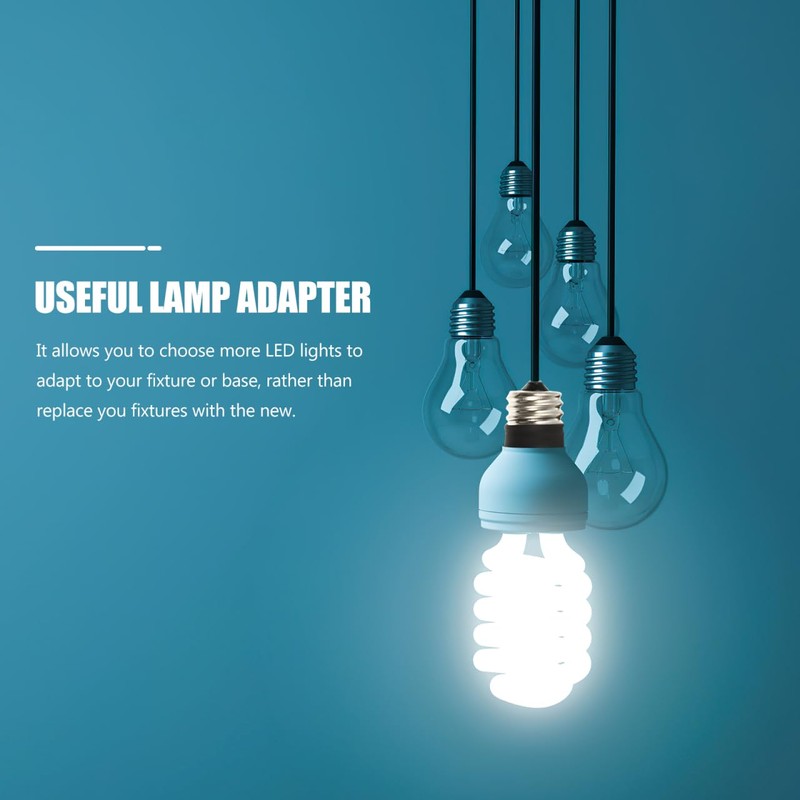 Homoyoyo 5-Pack E17 to E14 Adapter Kit | Premium Durable