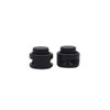 KEEJEA Cord Lock Toggles Black Plastic Stopper Mini Size 11.5mm