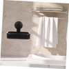 IWOWHERO Suction Cup Soap Dish Holder Black Suction for Shower