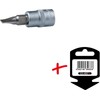 KS Tools Slotted Screwdriver – 1/4 SOCKET 911.1418-e L 37