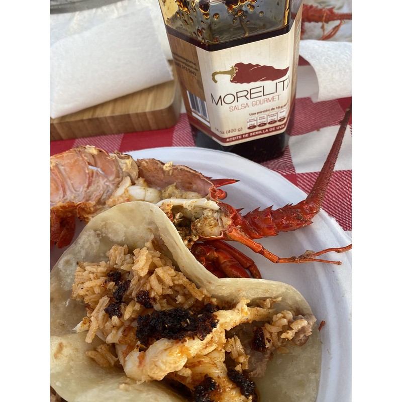 Morelita Salsa Gourmet, Grapeseed Oil Based Salsa with Morita Peppers
