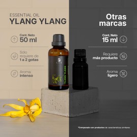 Aceite Esencial con Ingredientes Puros y Naturales, Aromalogía de 50 ml. Aceite Esencial Ylang Ylang B Life