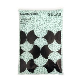 Hair Removal Wax in Beads 800 g. Selas. Choice of Aloe Vera, Gold or Blue. Waxing without Ribbons (Aloe Vera)
