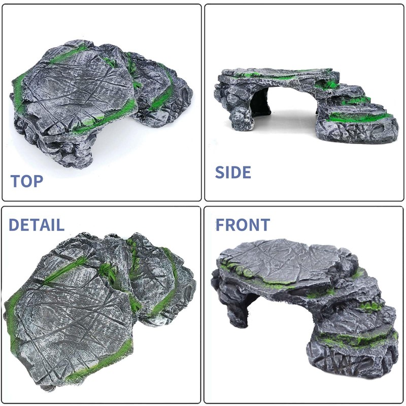 Moonorange Turtle Basking Platform Turtle Tank Decoration for Aquariums &