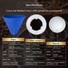 Ceramic Reusable Coffee Filter Pour Over Dripper Paperless Sustinable ekubo