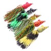 Outanaya 5pcs 9cm Bionic Baits Realistic Fishing 5 Durable Colors