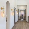 HermnJakk Modern Brass Wall Sconce,18" Gold Wall Sconces,Bathroom Vanity Light