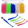 thkfish 50pcs/box Micro Fishing Soft Lures Plastic Worm Baits Paddle