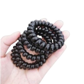 (1P) Mark-free telephone cord hair tie spring elastic spring hair tie hair tie hair elastic band / (1P) 자국없는 전화선머리끈 스프링고무줄 스프링머리끈 헤어끈 헤어고무줄