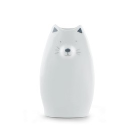 East of India Small Porclein Flower Cat Vase Little Modern Home Ornament Decoration, 6070C