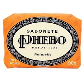 Linha Tradicional Phebo - Sabonete em Barra de Glicerina Naturelle 90 Gr - (Phebo Classic Collection - Glycerin Bar Soap Naturelle Soap 3.2 Oz)