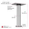 Richelieu Hardware 64217150155 5 15/16 in (150 mm) Round Furniture