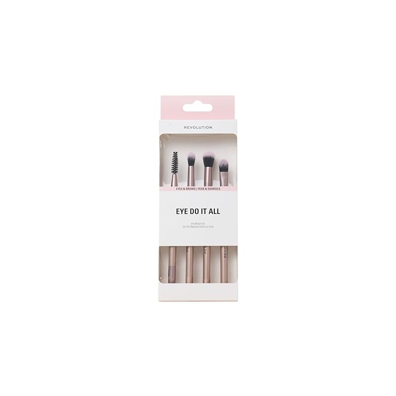 Revolution Eye Do It All Brush Set, Set 4 pennelli