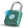 Pothunder Fingerprint Padlock, Smart Metal Keyless Fingerprint Lock, Waterproof, USB