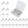 50 Pack Twist Pins with Clear Heads, Bedskirt Pins for
