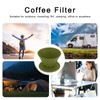 Coffee Dripper, Reusable Silicon Resin Coffee Filter Collapsible Cone Filter