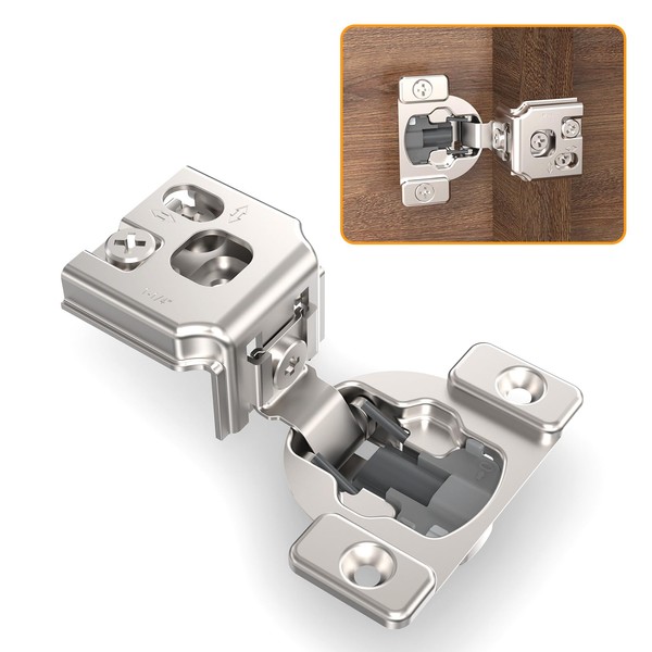 Chibery 50 Pack 1-1/4" 4D Concealed Hinges for Face Frame