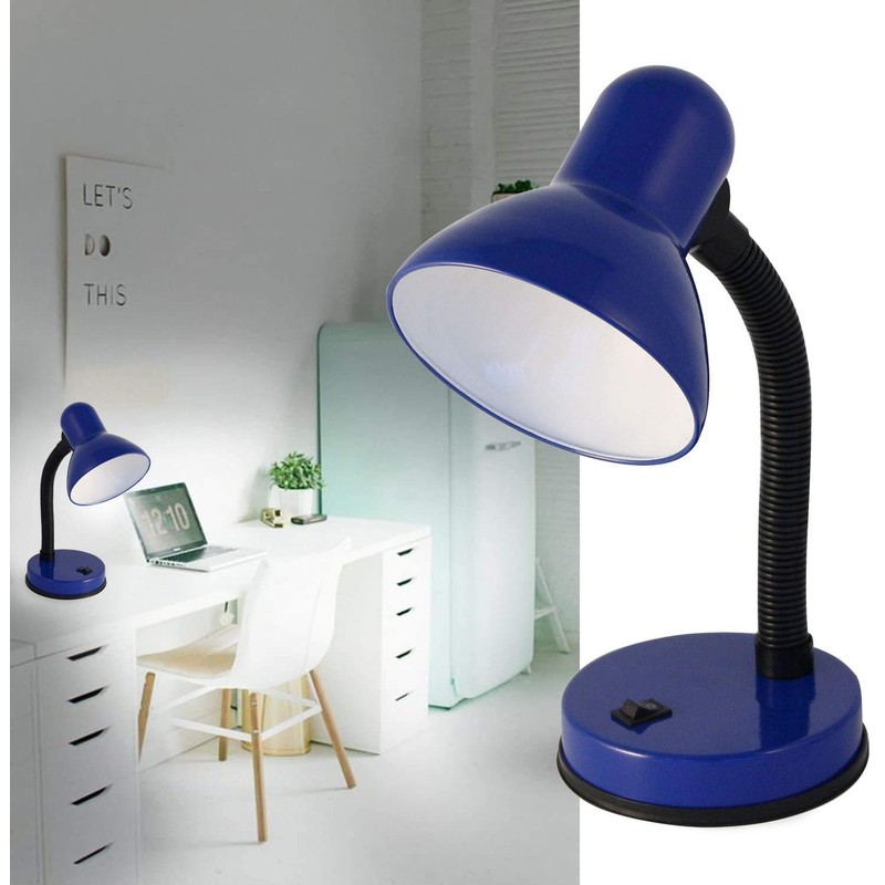 Velamp Charleston Table Lamp E27 Blue