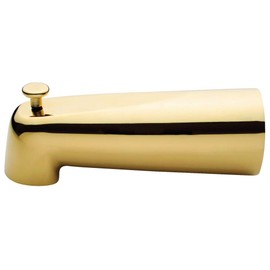 Kingston Brass K1089A2 Tub Spout with Diverter, Polished Brass