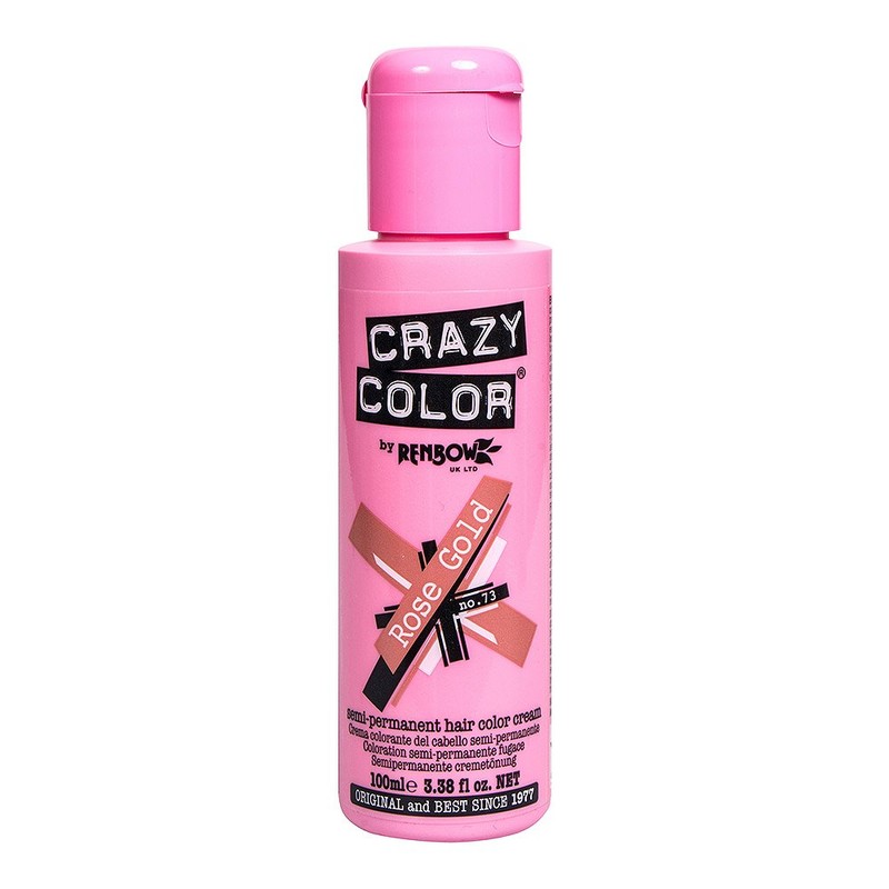 Semi-Permanent Hair Colour Cream Dye Crazy Colour Renbow 4 x