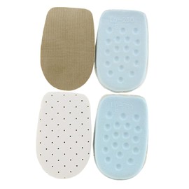 Ipetboom 2 Pairs Height Increase Shoe Pads Comfortable Absorption Insoles for Sneakers Boots Khaki No Holes White Hole S Breathable Thickened Non Slip Design for Use