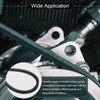 sourcing map AX24 EPDM V-Belt, Raw Edge Cogged Industrial Rubber
