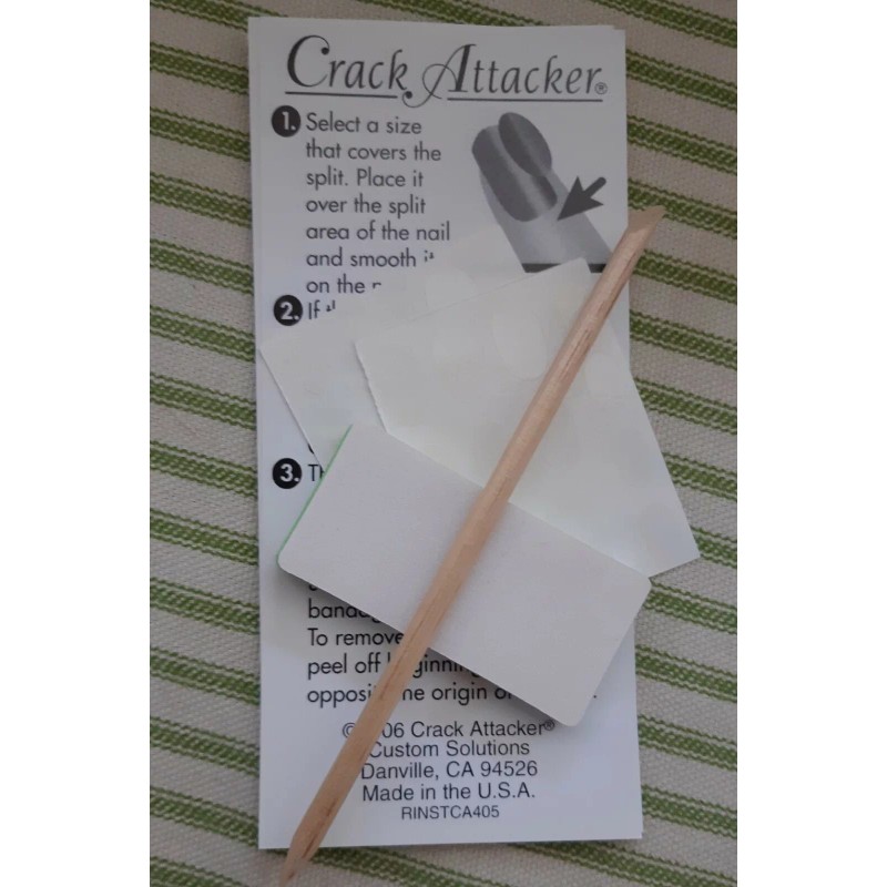 Crack Attacker Nail Bandages Box Kit X3 broken nail repair