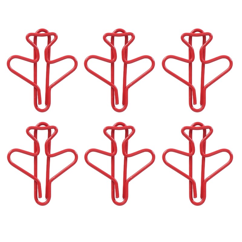 100Pcs Plane Shaped Paper Clips Cute Anti Slip Multipurpose for